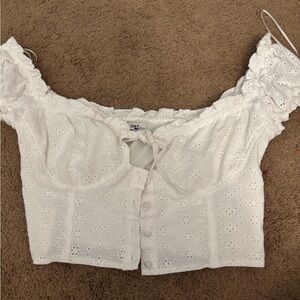 Bar III Elegant White Top